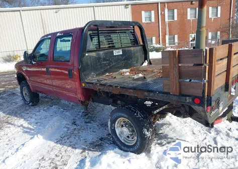2002 Ford F-250 Lariat/Xl/Xlt из США, поврежденный, VIN 1FTNW21F92EB69782